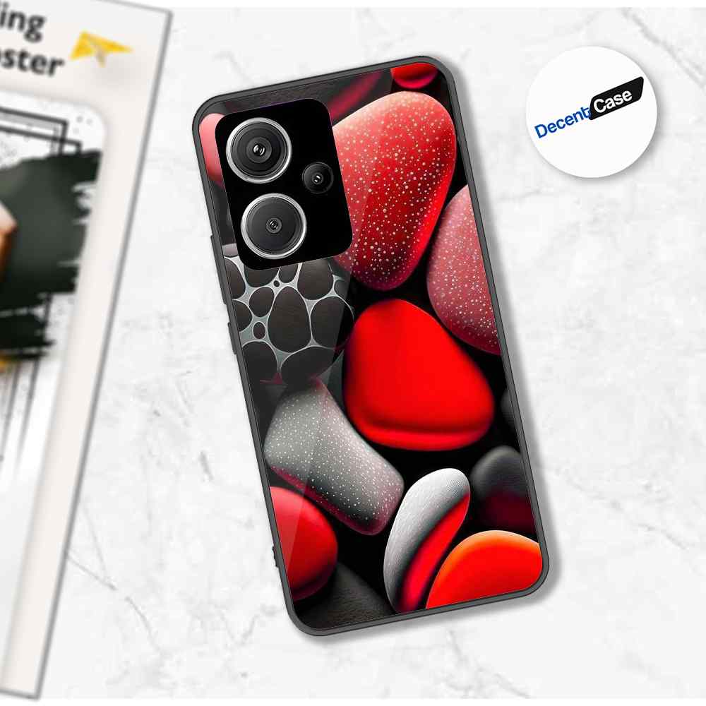Xiaomi Redmi Note 13 Pro Plus 5G Cover - 3D Pebble Design - HQ Ultra Shine Premium Metal Phone Case