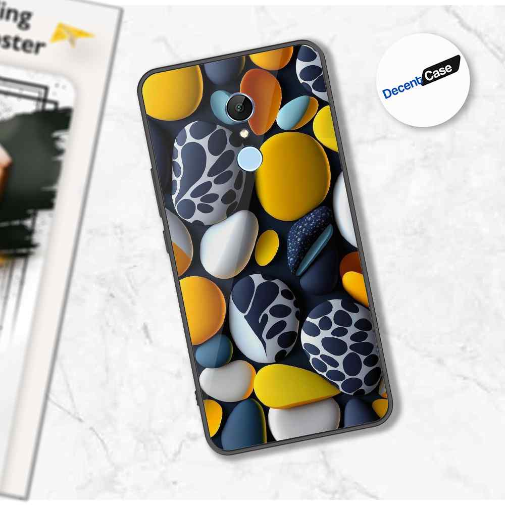 Xiaomi Redmi Note 5 / Redmi 5 Plus Cover - 3D Pebble Design - HQ Ultra Shine Premium Metal Phone Case