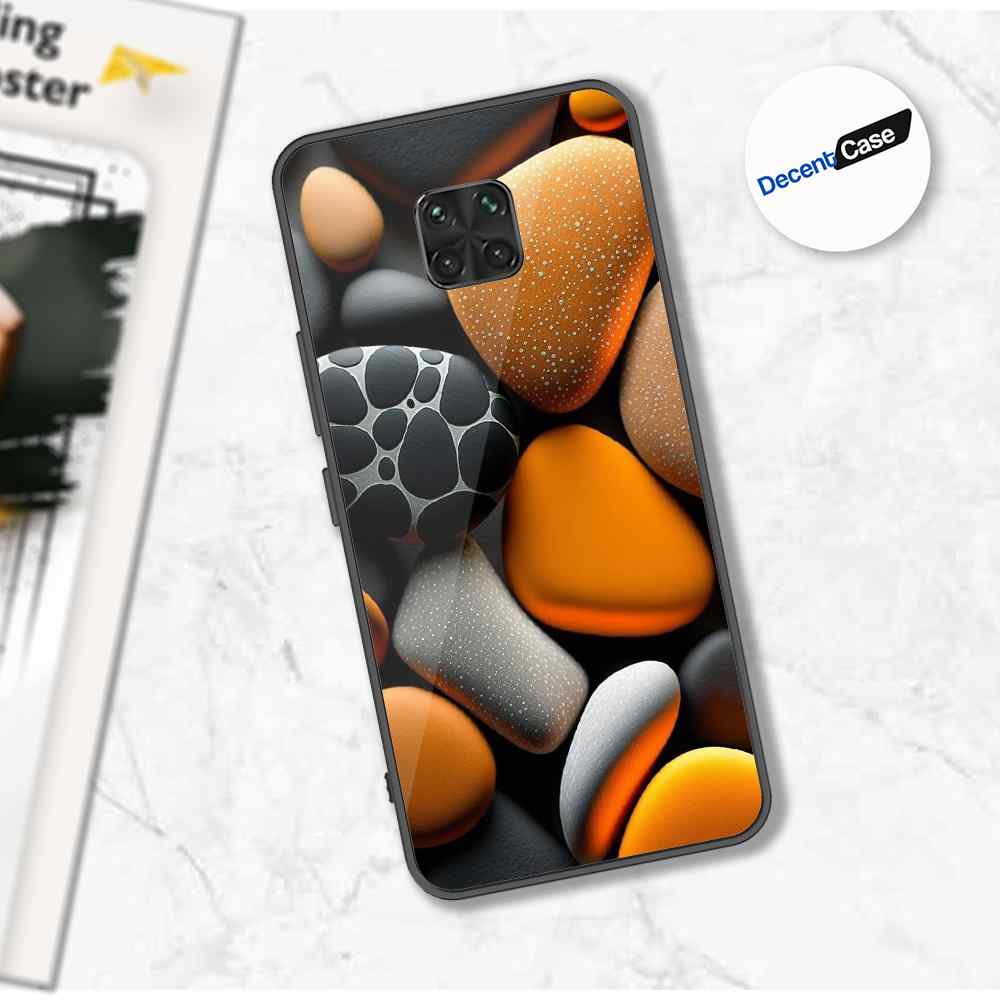 Xiaomi Redmi Note 9 Pro Cover - 3D Pebble Design - HQ Ultra Shine Premium Metal Phone Case