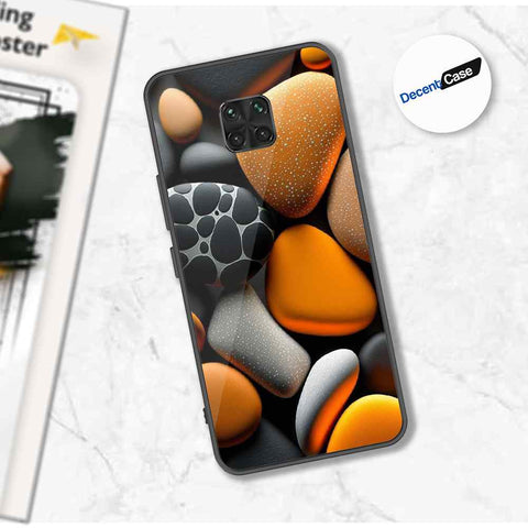 Xiaomi Redmi Note 9 Pro Cover - 3D Pebble Design - HQ Ultra Shine Premium Metal Phone Case