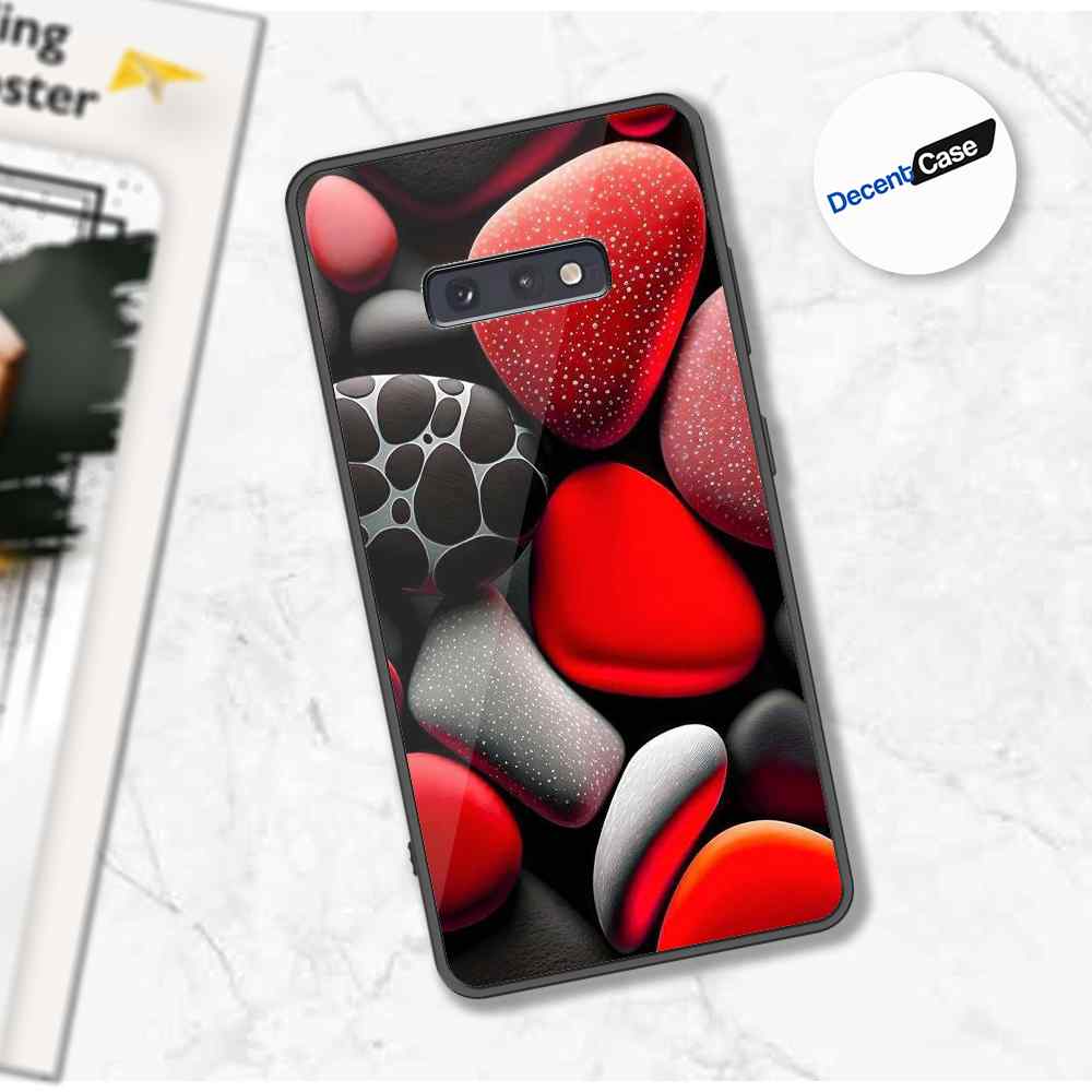 Samsung Galaxy S10e Cover - 3D Pebble Design - HQ Ultra Shine Premium Metal Phone Case