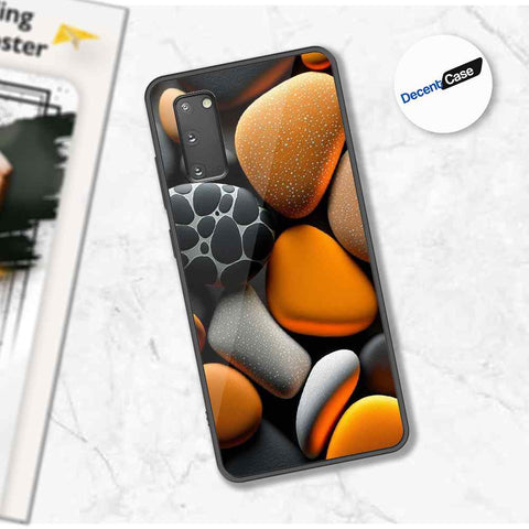 Samsung Galaxy S20 Plus Cover - 3D Pebble Design - HQ Ultra Shine Premium Metal Phone Case