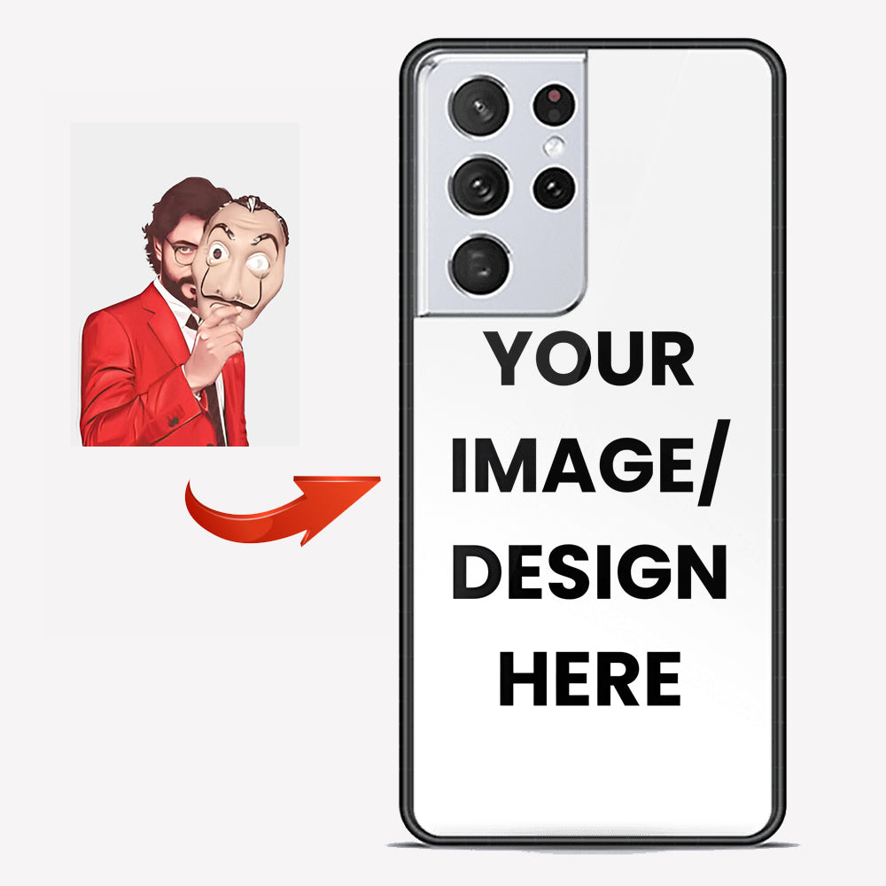 Samsung Galaxy S21 Ultra 5G Customized Cover - Upload Your Photo - Ultra Shine Premium Metal Phone Case