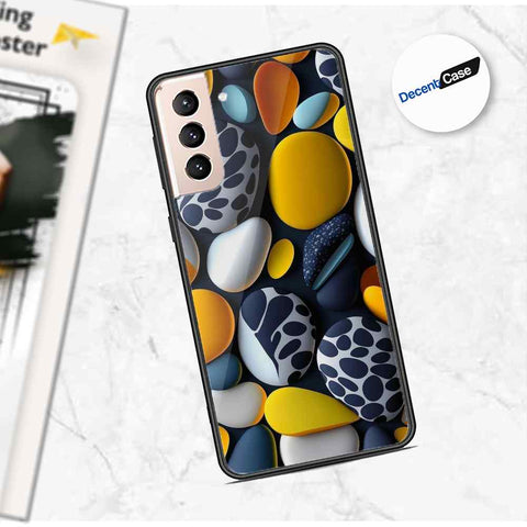 Samsung Galaxy S22 Plus 5G Cover - 3D Pebble Design - HQ Ultra Shine Premium Metal Phone Case