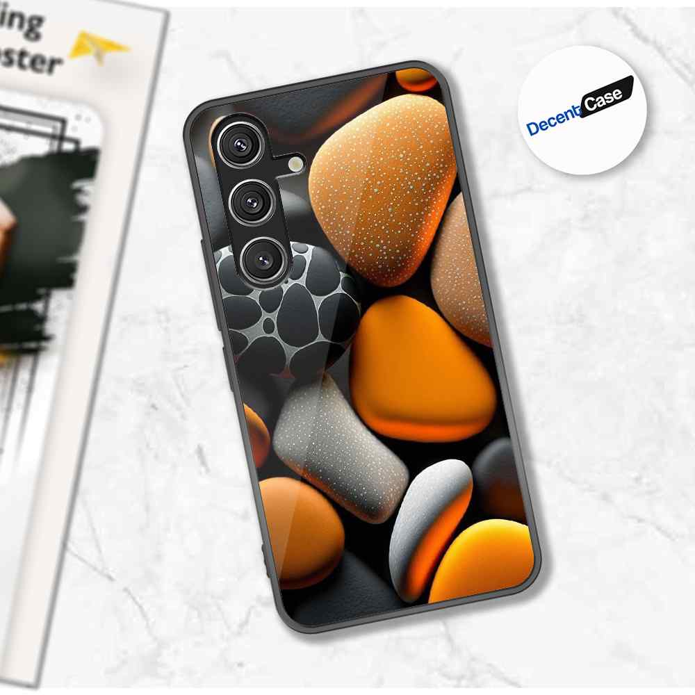 Samsung Galaxy S23 Plus 5G Cover - 3D Pebble Design - HQ Ultra Shine Premium Metal Phone Case