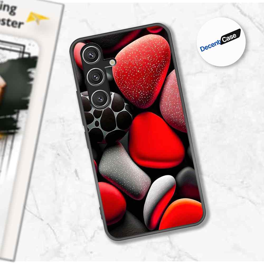Samsung Galaxy S25 Cover - 3D Pebble Design - HQ Ultra Shine Premium Metal Phone Case