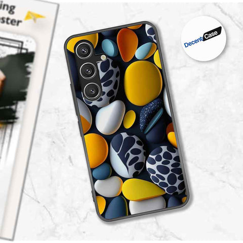 Samsung Galaxy S24 Plus Cover - 3D Pebble Design - HQ Ultra Shine Premium Metal Phone Case
