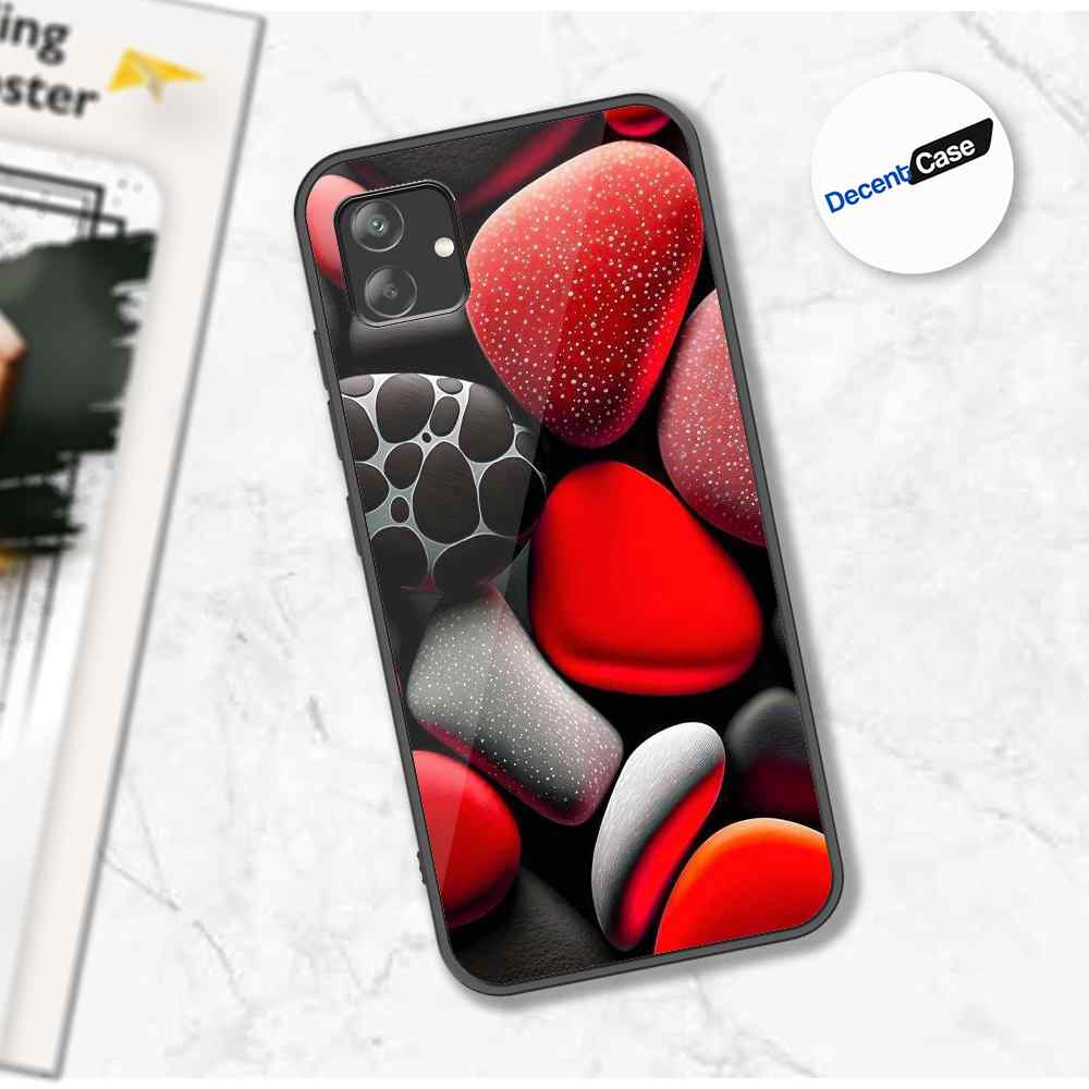 Samsung Galaxy M13 5G Cover - 3D Pebble Design - HQ Ultra Shine Premium Metal Phone Case