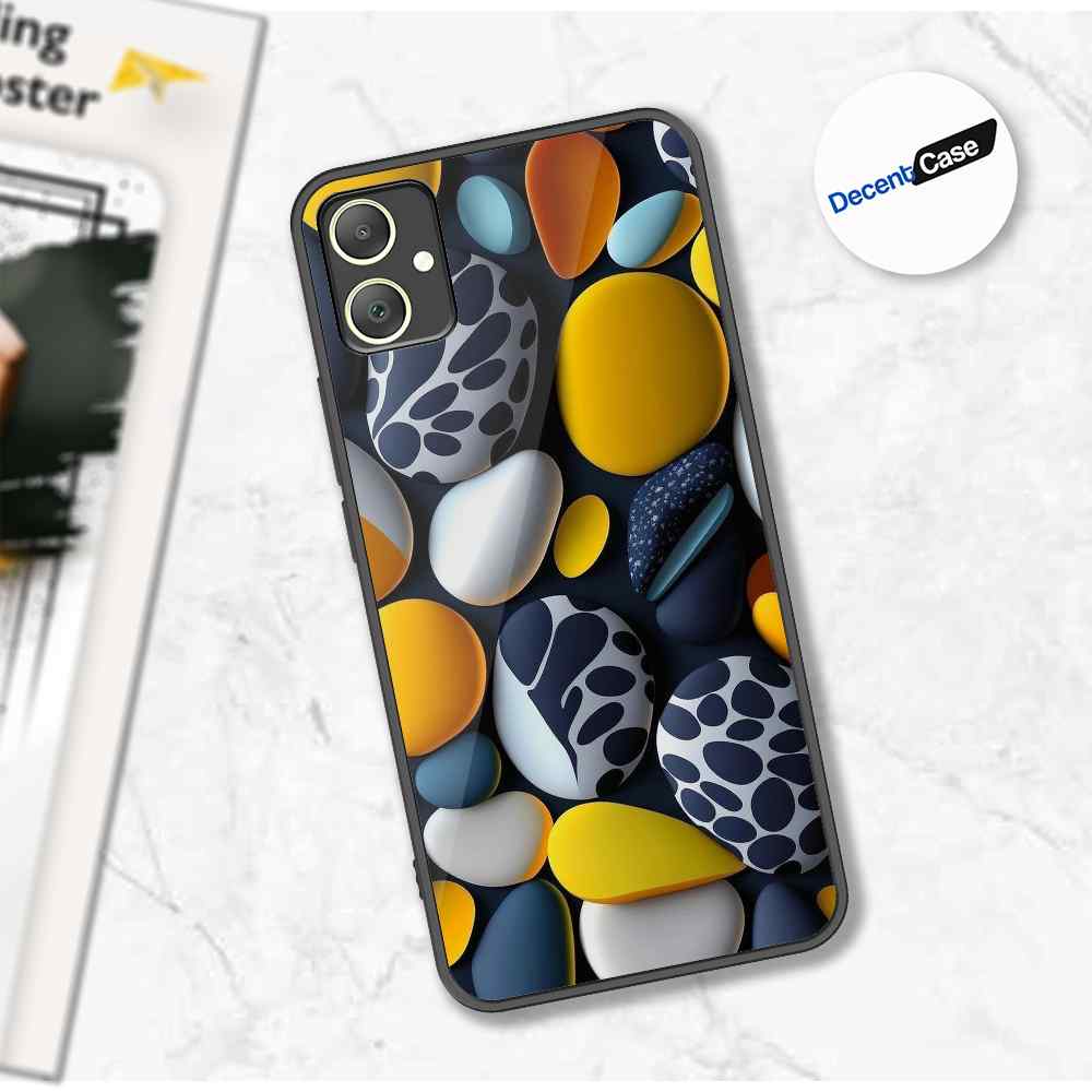 Samsung Galaxy A05 Cover - 3D Pebble Design - HQ Ultra Shine Premium Metal Phone Case