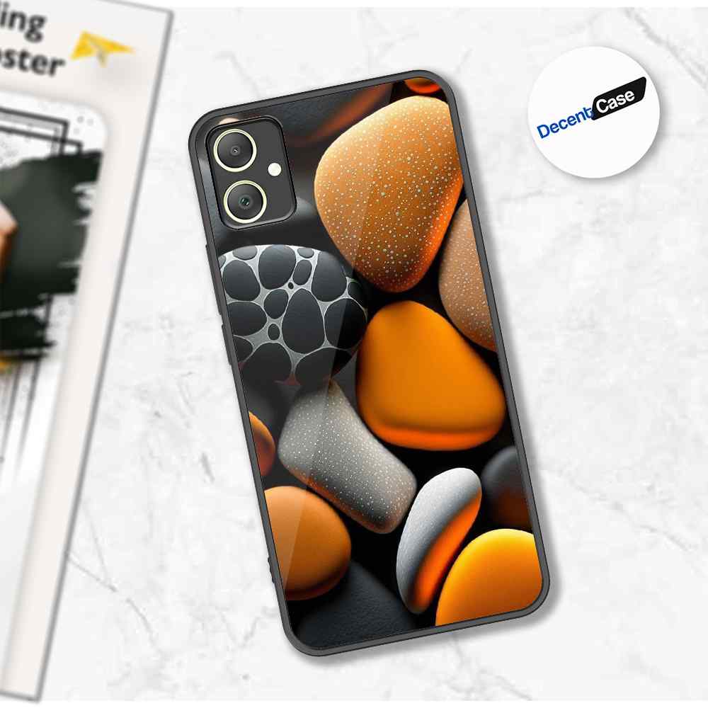 Samsung Galaxy A05 Cover - 3D Pebble Design - HQ Ultra Shine Premium Metal Phone Case