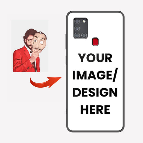 Samsung Galaxy A21s Customized Cover - Upload Your Photo - Ultra Shine Premium Metal Phone Case