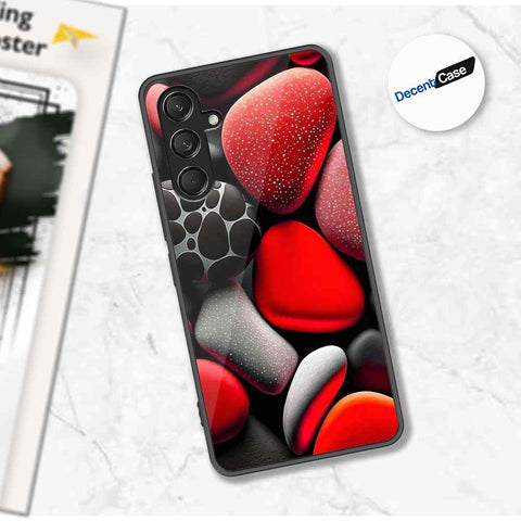 Samsung Galaxy A36 Cover - 3D Pebble Design - HQ Ultra Shine Premium Metal Phone Case