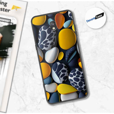 Samsung Galaxy J7 Core / J7 Nxt Cover - 3D Pebble Design - HQ Ultra Shine Premium Metal Phone Case