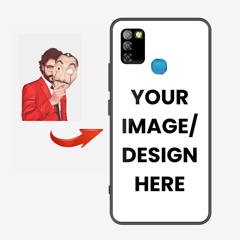 Infinix Smart 5 Customized Cover - Upload Your Photo - Ultra Shine Premium Metal Phone Case