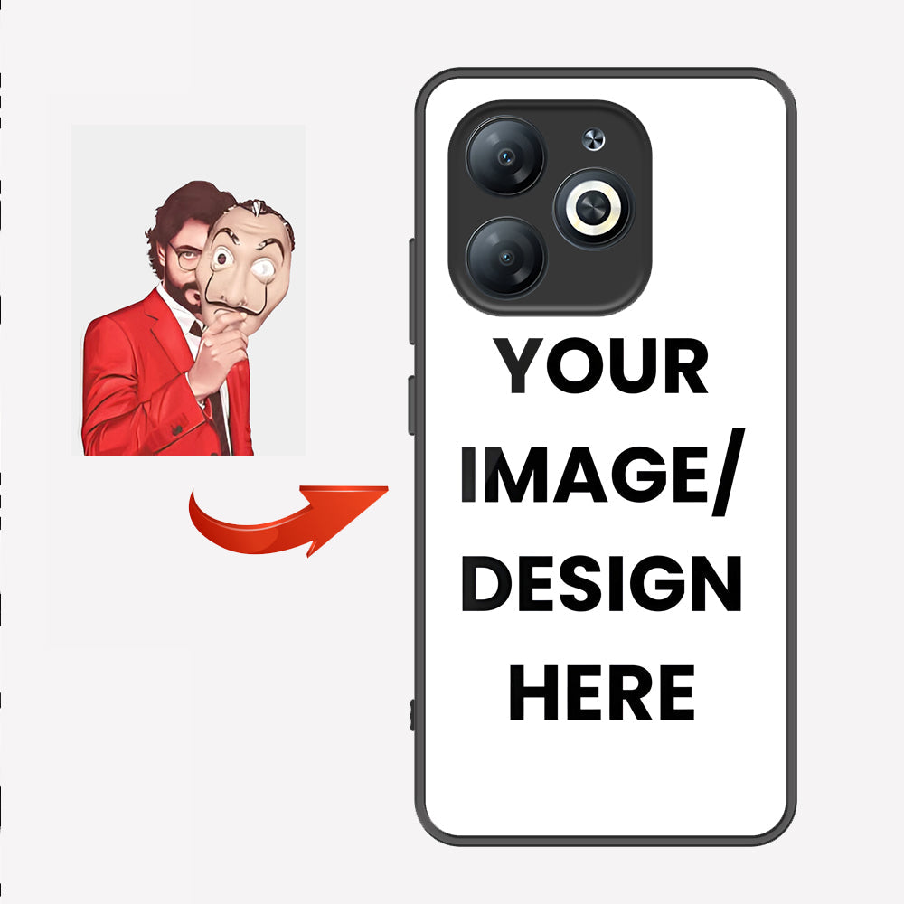Tecno Spark 20 Customized Cover - Upload Your Photo - Ultra Shine Premium Metal Phone Case