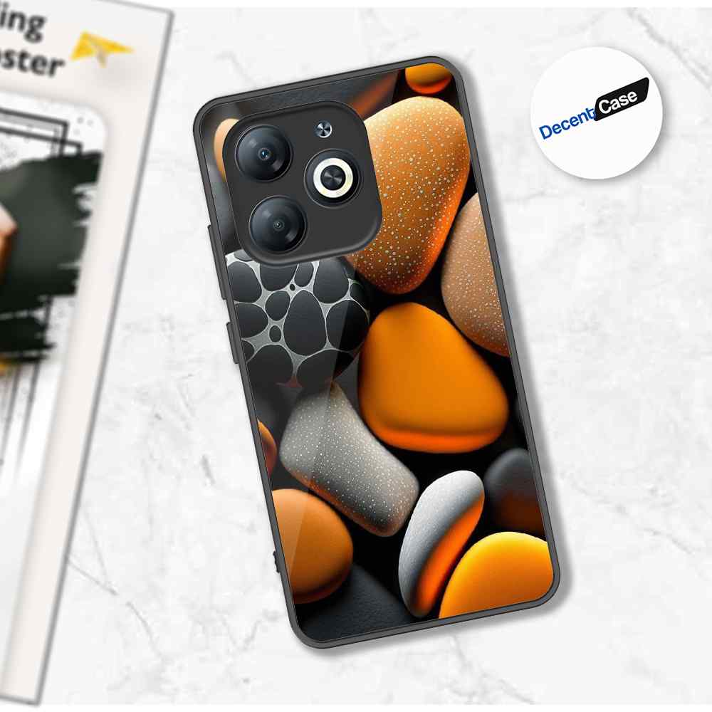 Tecno Spark 20 Cover - 3D Pebble Design - HQ Ultra Shine Premium Metal Phone Case
