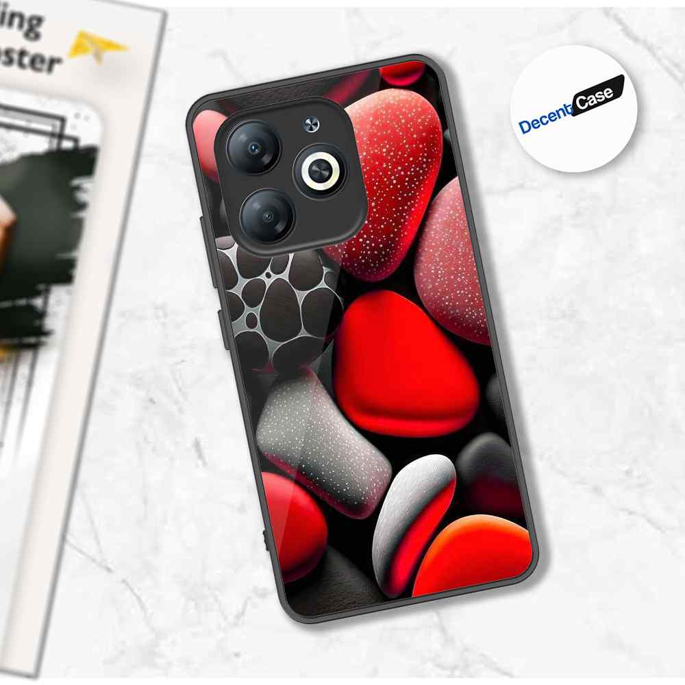 Tecno Spark 20 Cover - 3D Pebble Design - HQ Ultra Shine Premium Metal Phone Case