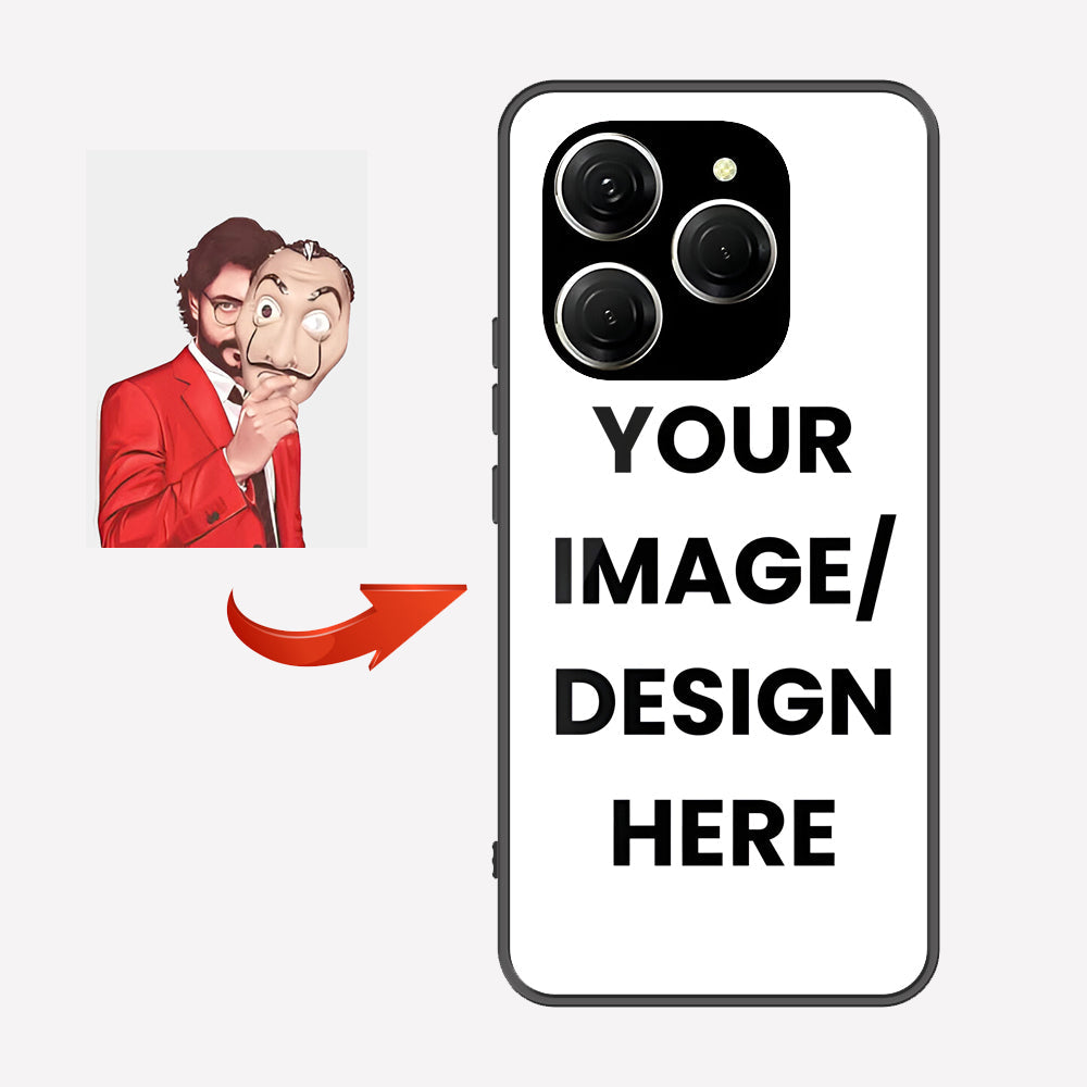 Tecno Spark 20 Pro Customized Cover - Upload Your Photo - Ultra Shine Premium Metal Phone Case