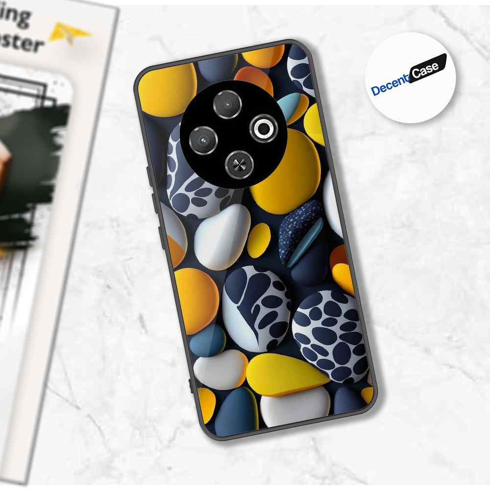 Tecno Spark 30C 4G Cover - 3D Pebble Design - HQ Ultra Shine Premium Metal Phone Case
