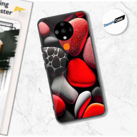 Tecno Spark 6 Cover - 3D Pebble Design - HQ Ultra Shine Premium Metal Phone Case