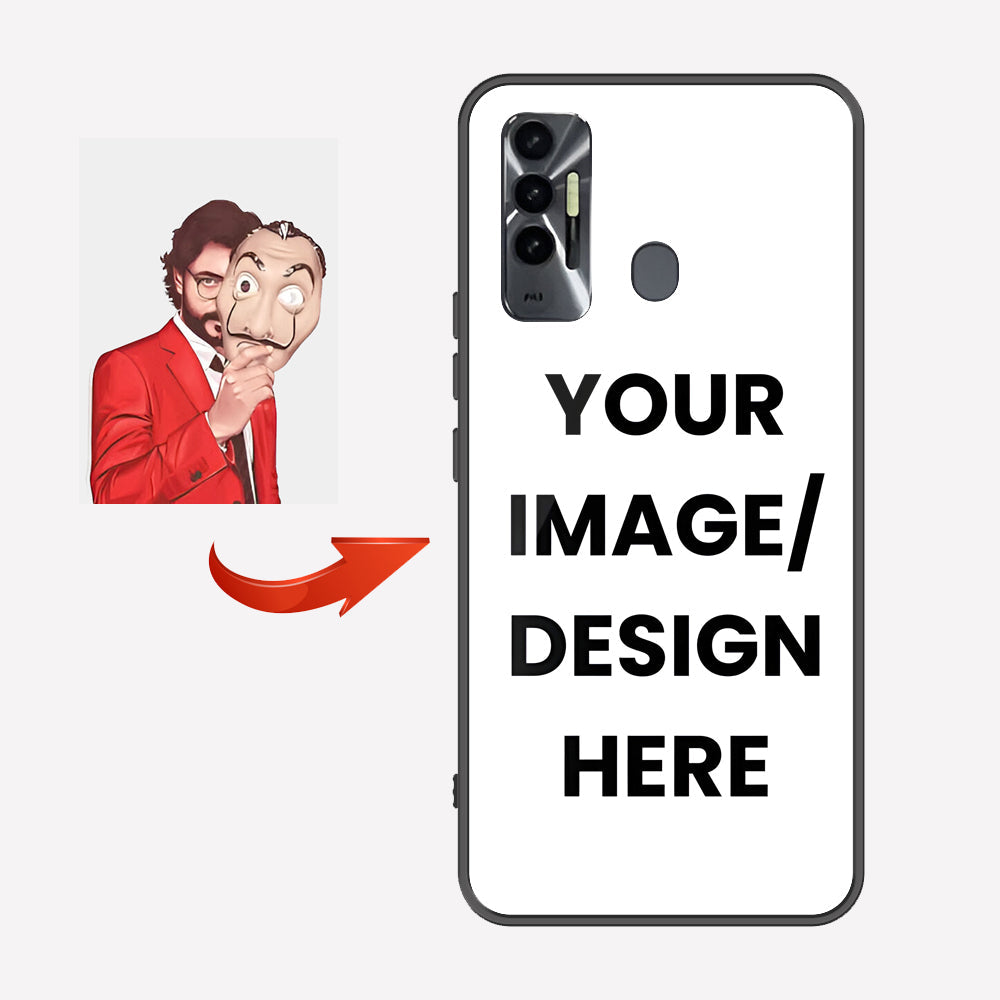 Tecno Spark 7T Customized Cover - Upload Your Photo - Ultra Shine Premium Metal Phone Case