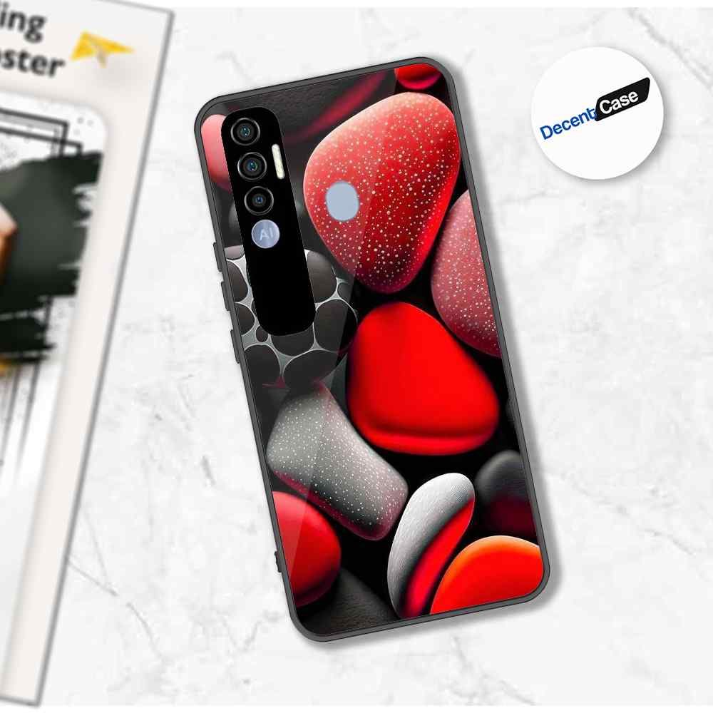 Tecno Spark 7 Pro Cover - 3D Pebble Design - HQ Ultra Shine Premium Metal Phone Case