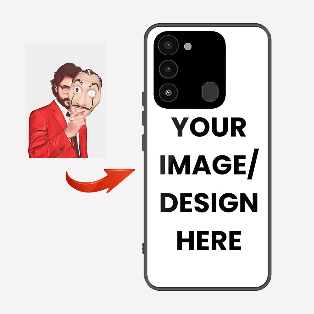 Tecno Spark 9 Customized Cover - Upload Your Photo - Ultra Shine Premium Metal Phone Case
