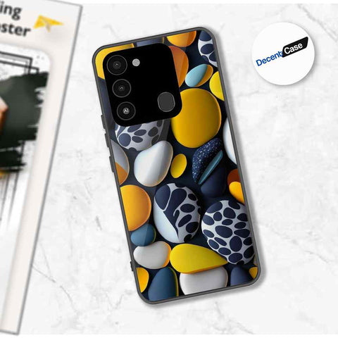 Tecno Spark Go 2022 Cover - 3D Pebble Design - HQ Ultra Shine Premium Metal Phone Case