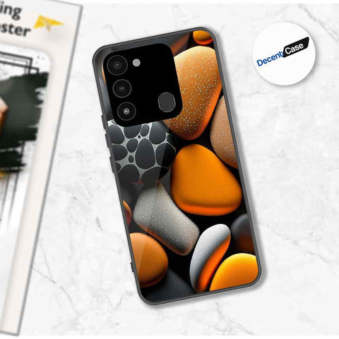 Tecno Spark Go 2022 Cover - 3D Pebble Design - HQ Ultra Shine Premium Metal Phone Case