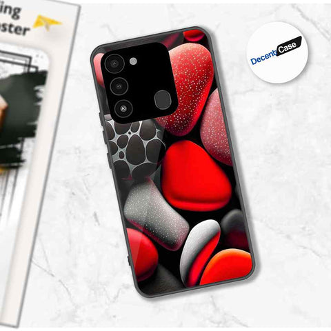 Tecno Spark Go 2022 Cover - 3D Pebble Design - HQ Ultra Shine Premium Metal Phone Case