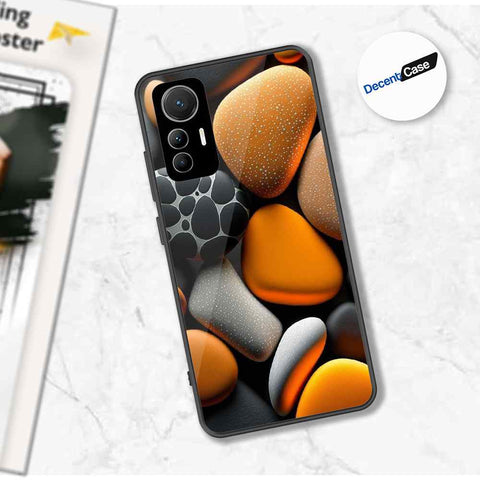 Xiaomi 12 Lite Cover - 3D Pebble Design - HQ Ultra Shine Premium Metal Phone Case