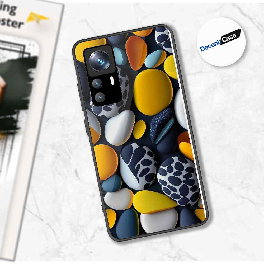 Xiaomi 12T Pro Cover - 3D Pebble Design - HQ Ultra Shine Premium Metal Phone Case