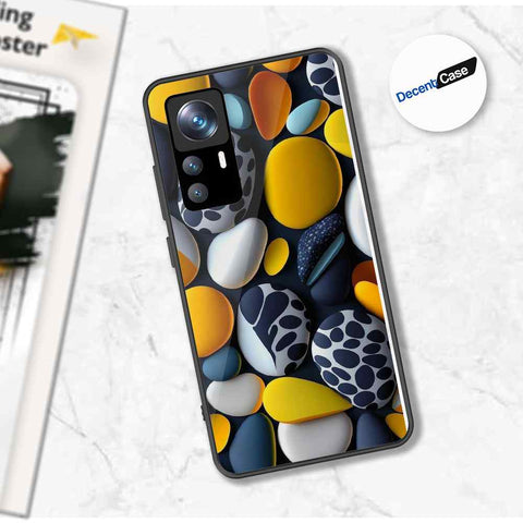 Xiaomi 12T Pro Cover - 3D Pebble Design - HQ Ultra Shine Premium Metal Phone Case