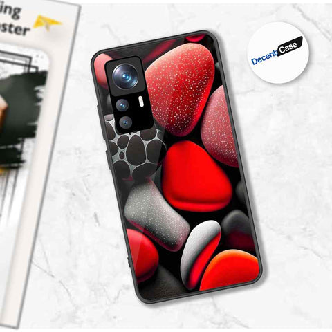 Xiaomi 12T Pro Cover - 3D Pebble Design - HQ Ultra Shine Premium Metal Phone Case