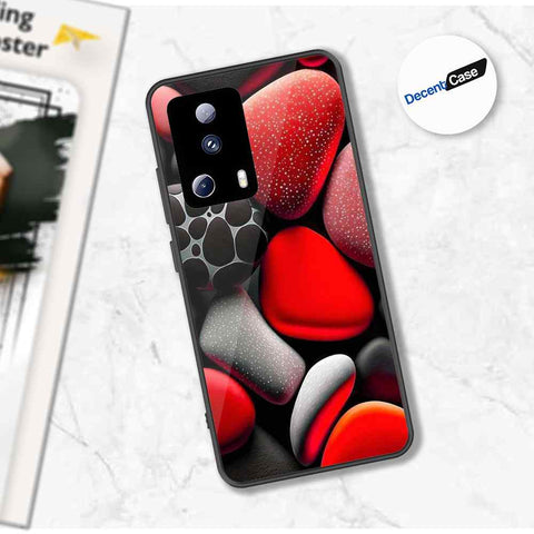 Xiaomi 13 Lite Cover - 3D Pebble Design - HQ Ultra Shine Premium Metal Phone Case