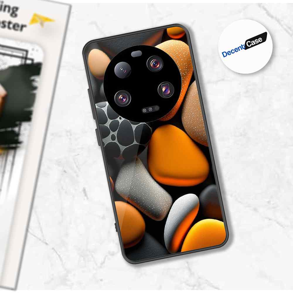 Xiaomi 13 Ultra Cover - 3D Pebble Design - HQ Ultra Shine Premium Metal Phone Case