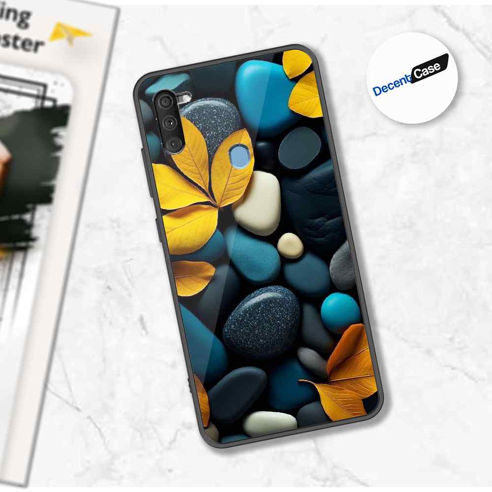 Samsung Galaxy A10 Cover - Flower Series - Premium Printed Metal soft Bumper shock Proof Case