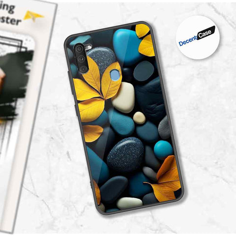 Samsung Galaxy A10 Cover - Flower Series - Premium Printed Metal soft Bumper shock Proof Case
