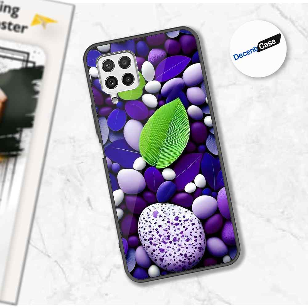 Samsung Galaxy A22 Cover - Flower Series - Premium Printed Metal soft Bumper shock Proof Case