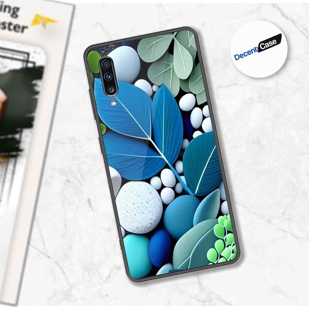 Samsung Galaxy A70 Cover - Flower Series - Premium Printed Metal soft Bumper shock Proof Case