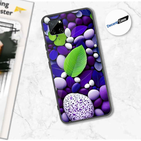 Realme Narzo 30A Cover - Flower Series - Premium Printed Metal soft Bumper shock Proof Case