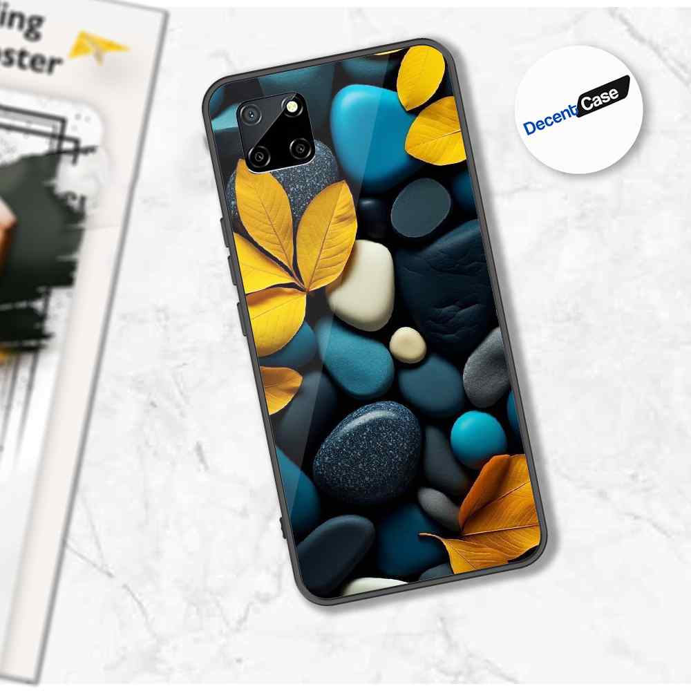 Realme Narzo 30A Cover - Flower Series - Premium Printed Metal soft Bumper shock Proof Case
