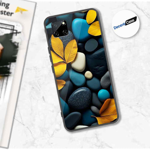 Realme Narzo 30A Cover - Flower Series - Premium Printed Metal soft Bumper shock Proof Case
