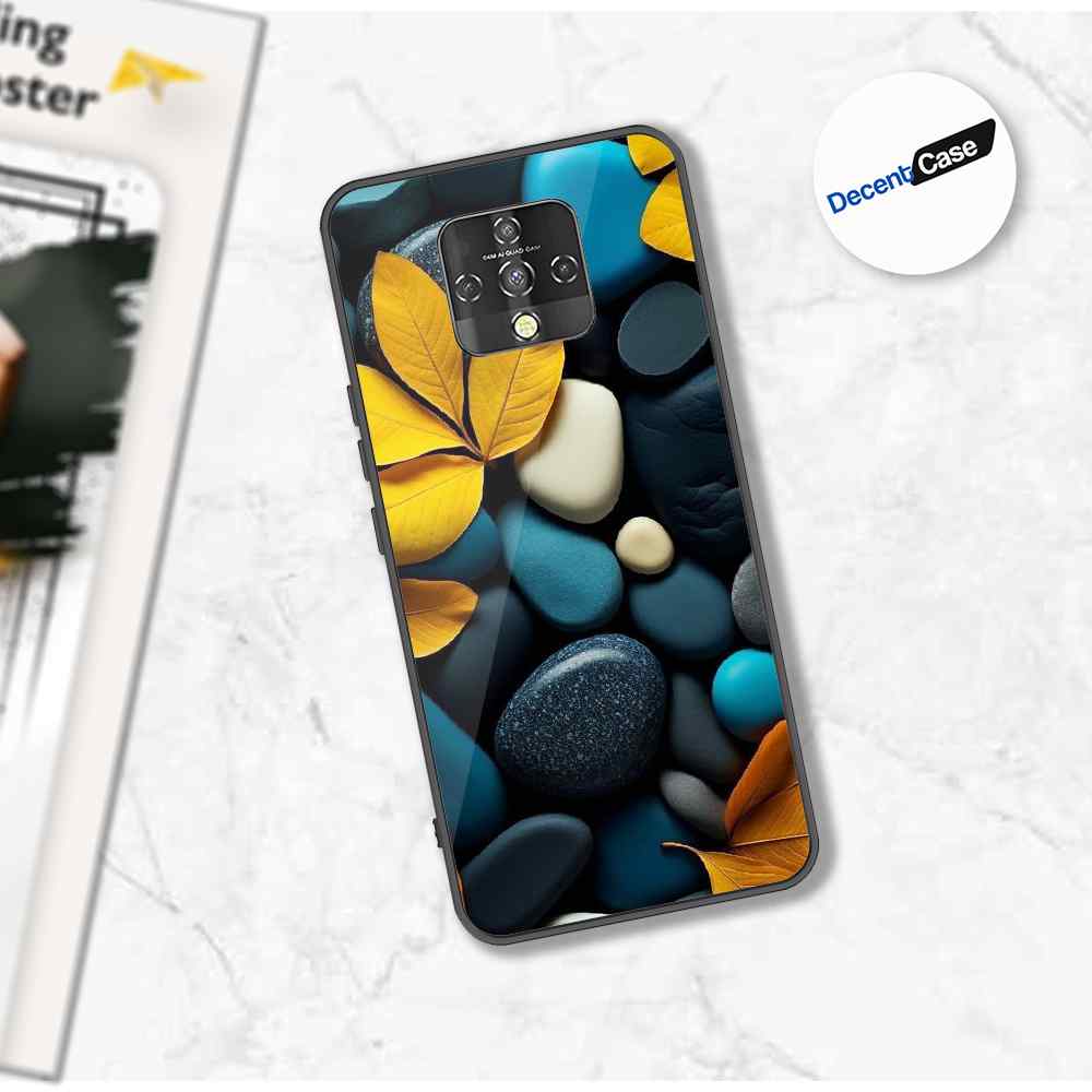 Tecno Camon 16 Cover - Flower Series - Premium Printed Metal soft Bumper shock Proof Case