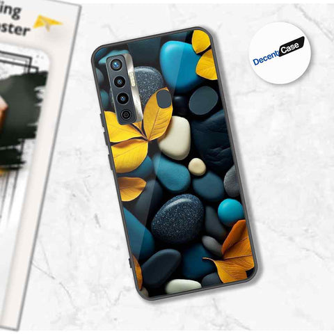 Tecno Camon 17 Cover - Flower Series - Premium Printed Metal soft Bumper shock Proof Case
