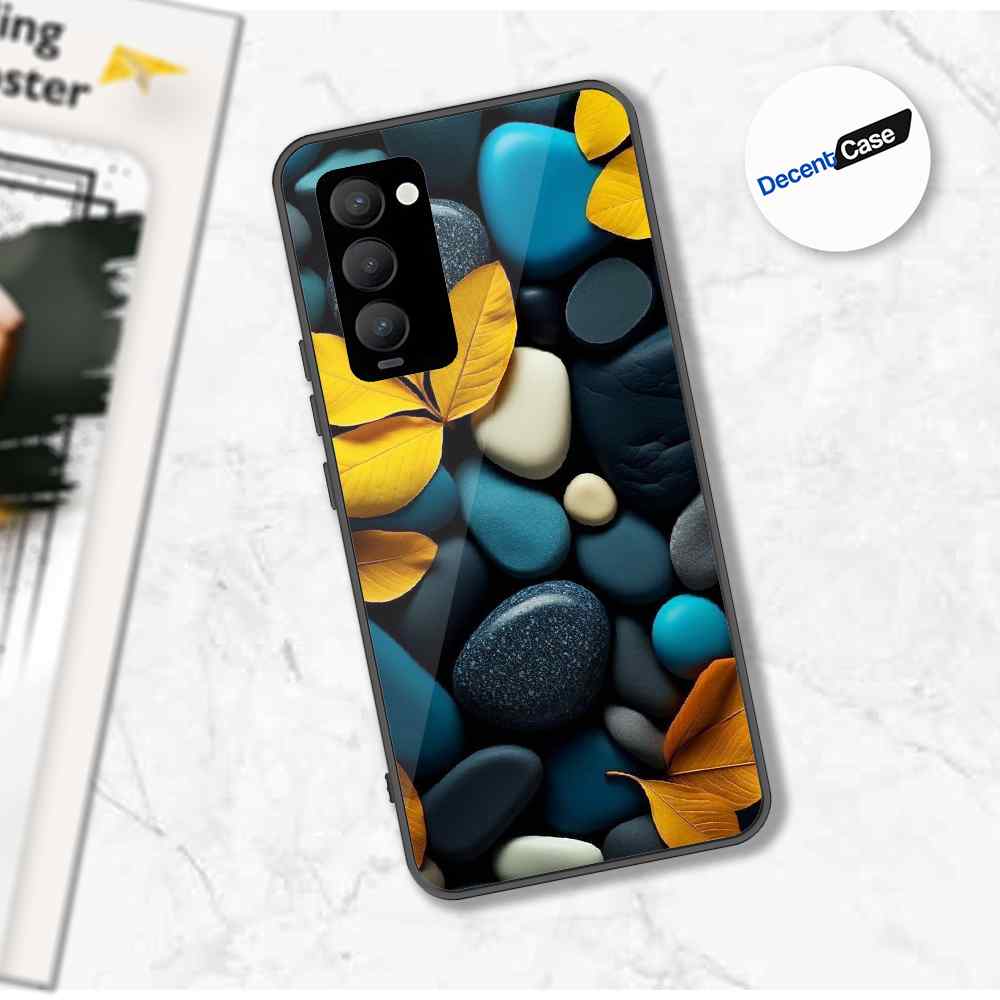 Tecno Camon 18 Cover - Flower Series - Premium Printed Metal soft Bumper shock Proof Case