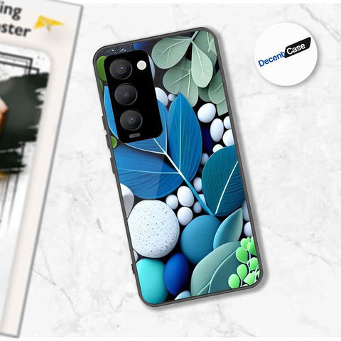 Tecno Camon 18 Premier Cover - Flower Series - Premium Printed Metal soft Bumper shock Proof Case
