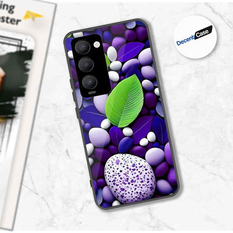 Tecno Camon 18 Premier Cover - Flower Series - Premium Printed Metal soft Bumper shock Proof Case