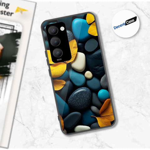 Tecno Camon 18 Premier Cover - Flower Series - Premium Printed Metal soft Bumper shock Proof Case