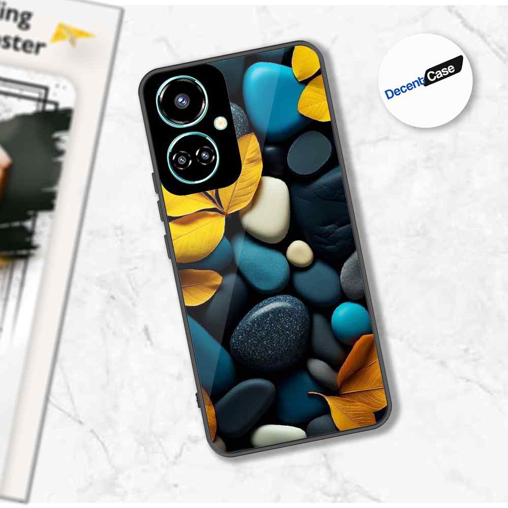 Tecno Camon 19 Pro Cover - Flower Series - Premium Printed Metal soft Bumper shock Proof Case